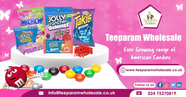 Teeparam Wholesale | Ever Growing range of American Candies