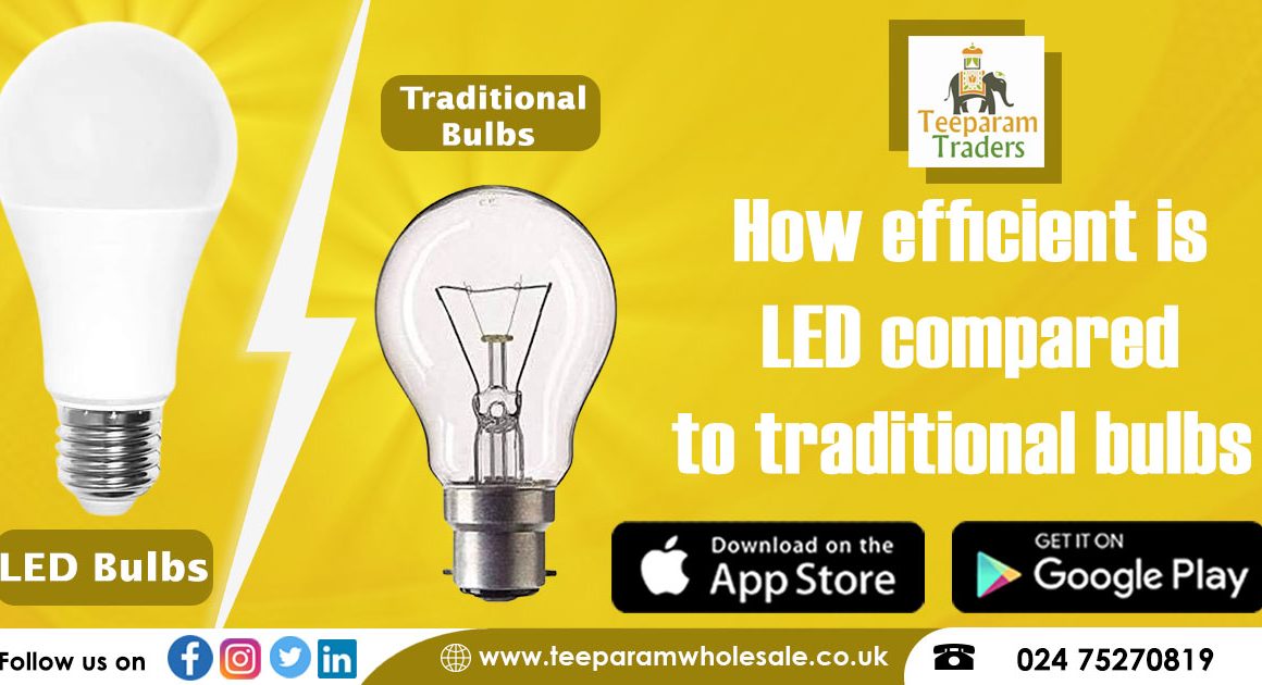 How-efficient-is-LED-compared-to-traditional-bulbs